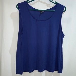 Eileen Fisher 100% Silk shell tank sleeveless  Sz L